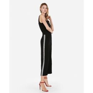 Express Cropped Culottes High Rise White Side Stripe Size 0